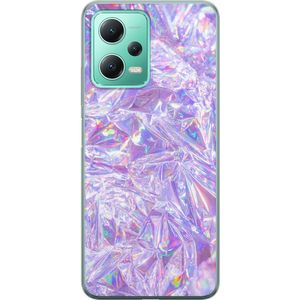 Xiaomi Redmi Note 12 Transparent Mobilskal Glitter