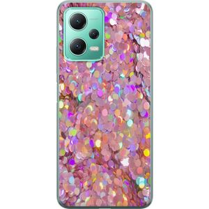 Xiaomi Redmi Note 12 Transparent Mobilskal Glitter