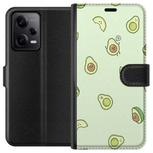 Xiaomi Redmi Note 12 Pro Svart Plånboksfodral Avokado