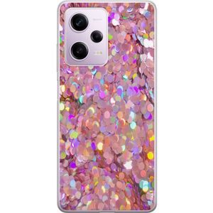 Xiaomi Redmi Note 12 Pro Transparent Mobilskal Glitter
