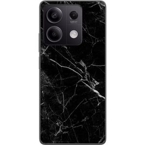 Xiaomi Redmi Note 13 Transparent Mobilskal Svart marmor