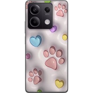 Xiaomi Redmi Note 13 Pro Transparent Mobilskal Fluffiga Tassar