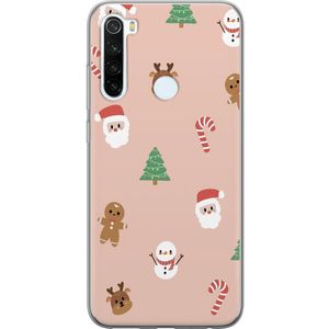Xiaomi Redmi Note 8 Gennemsigtigt Telefoncover Klassisk Julfest