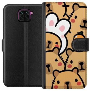 Xiaomi Redmi Note 9 Svart Plånboksfodral Kapivara