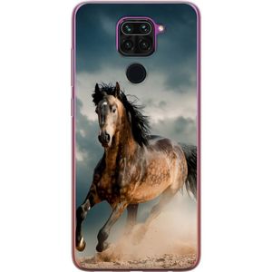 Xiaomi Redmi Note 9 Transparent Mobilskal Springande Häst