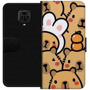 Xiaomi Redmi Note 9S Svart Plånboksfodral Kapivara