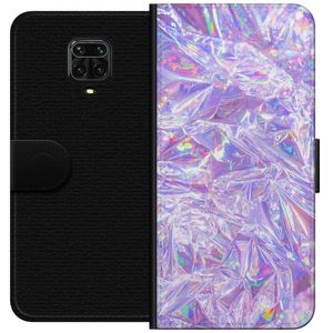 Xiaomi Redmi Note 9S Svart Plånboksfodral Glitter