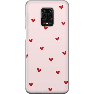 Xiaomi Redmi Note 9S Gjennomsiktig Telefondeksel Små Hjärtan