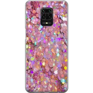 Xiaomi Redmi Note 9S Gjennomsiktig Telefondeksel Glitter