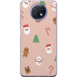 Xiaomi Redmi Note 9T Gennemsigtigt Telefoncover Klassisk Julfest