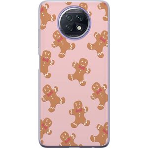 Xiaomi Redmi Note 9T Gennemsigtigt Telefoncover Pepparkaksgubbe