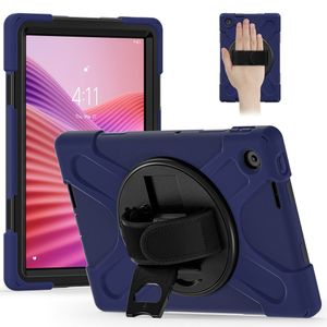 Lenovo Tab 10.1 2025/Zhaoyang K10C Deksel 360° Håndgrep - Mørk blå