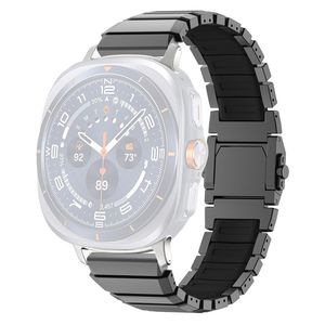 Samsung Galaxy Watch Ultra2 Klokkerem i titan og silikon - Svart