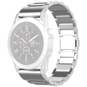 Garmin Fenix 7 osv. Klokkereim med magnetisk lukking - sølv