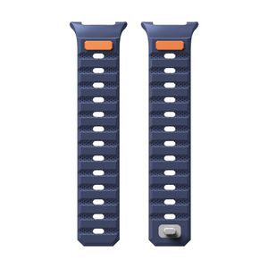 Samsung Galaxy Watch9/9 Classic/8/8 Classic Magnetisk silikon klokkerem - Blå
