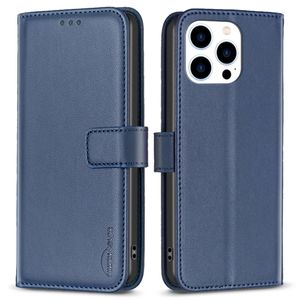 BINFEN COLOR iPhone 14 Pro Plånboksfodral med Stativ - Blå