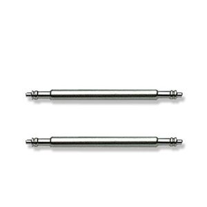 Yleismalliset kellonrannekkeet 22 mm 2 kpl – hopea