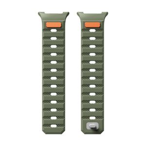 Samsung Galaxy Watch9/9 Classic/8/8 Classic Magnetisk silikon klokkerem - Olivgrønn