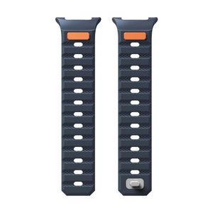 Samsung Galaxy Watch9/9 Classic/8/8 Classic Magnetisk silikon klokkerem - Mørkblå