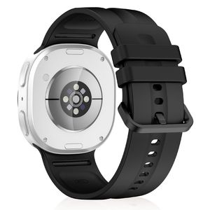 Samsung Galaxy Watch9/17 silikon klokkerem med hurtigfeste L - Svart