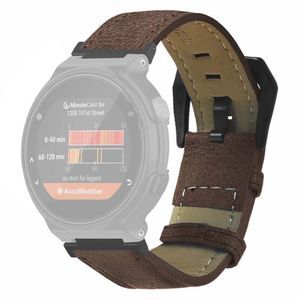 Garmin Forerunner 220/230/235/620/630/735X Klokkereim i PU-skinn - Brun