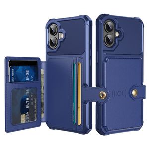 iPhone 16 Plus Case with 5 Card slots - Blue