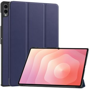 Samsung Galaxy Tab S12 Ultra/S11 Ultra Slimmat Tri-fold stativfodral - Blå