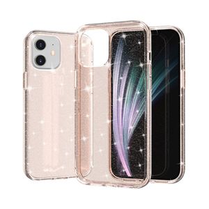 iPhone 12 Mini Cover Glitter - Guld