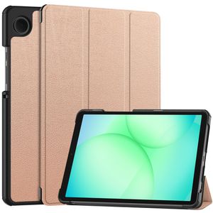 Samsung Galaxy Tab A11/A9 Flip Cover Stødsikker - Rose guld