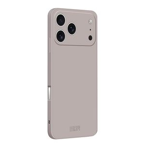 MOFI iPhone 18 Pro Max Kuori Silikoni - Titaaniharmaa