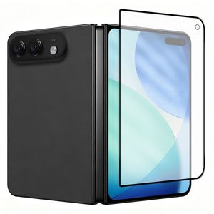 iPhone Fold -näytönsuoja matta karkaistusta lasista - musta