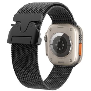 Apple Watch 38/40/41/42mm  Milanese Quick Release Urrem - Sort