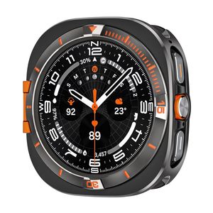 Samsung Galaxy Watch Ultra (2025) 47mm/Ultra 47mm Skal – Svart/Orange