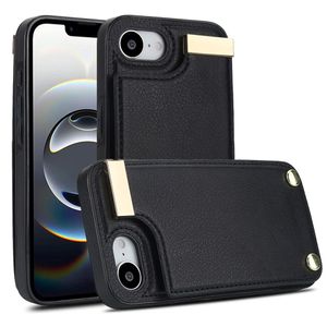 iPhone 16e Case with Card Holder - Black