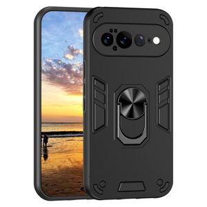 Google Pixel 11 Pro XL Deksel med ringstøtte - Svart
