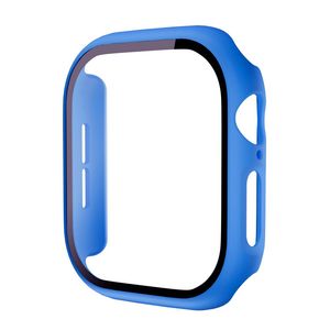 Apple Watch 12 42mm  Cover med skærmbeskyttelse i hærdet glas - Blå