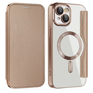 AMORUS iPhone 15 Plus Kotelo MagSafe - Kulta