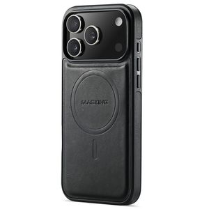MAGKING K1 iPhone 18 Pro / 17 Pro MagSafe Deksel i PU-skinn - Svart