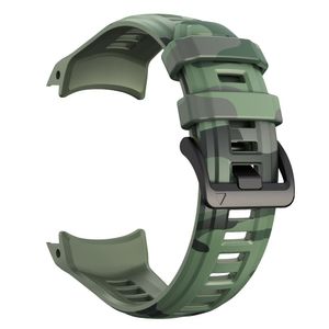 Garmin Instinct 3 45mm Watch Strap with Camouflage print - Green