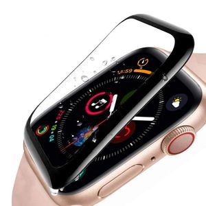Apple Watch SE3/SE2/SE1/6/5/4 40 mm skjermbeskytter – gjennomsiktig med svart kant