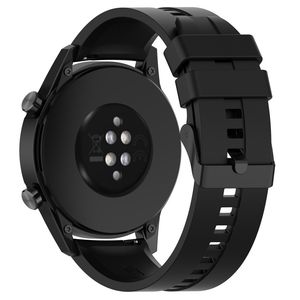 Samsung Gear S3 Frontier/Classic og andre silikone urrem – sort