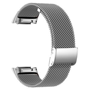 Fitbit Charge 6/5 Klokkereim i metall - Sølv