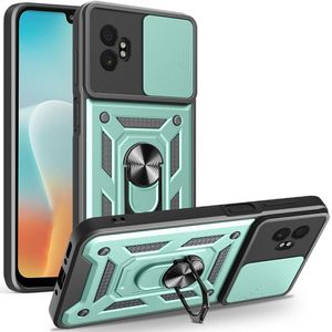 Samsung Galaxy XCover7 Pro deksel med ringholder – grønn