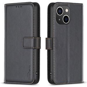 BINFEN COLOR iPhone 15 Wallet Cover Stand - Black