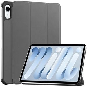 iPad Mini (2026) Tri-fold kotelo PU-nahkaa - Harmaa