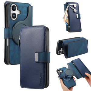 CASENEO iPhone 16 Plus Cover with Stand - Dark blue