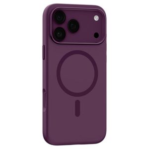 MUTURAL iPhone 18 Pro Max/17 Pro Max MagSafe kuori silikonista - Cherry Red