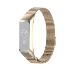 Samsung Galaxy Fit 2 Smartwatch Urrem Rustfrit Stål – Champagne