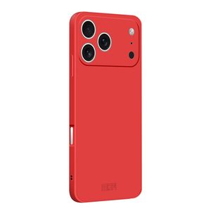 MOFI iPhone 18 Pro Max Kuori Silikoni - Punainen