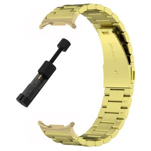 Samsung Galaxy Watch8 Rustfri Stålrem – Guld